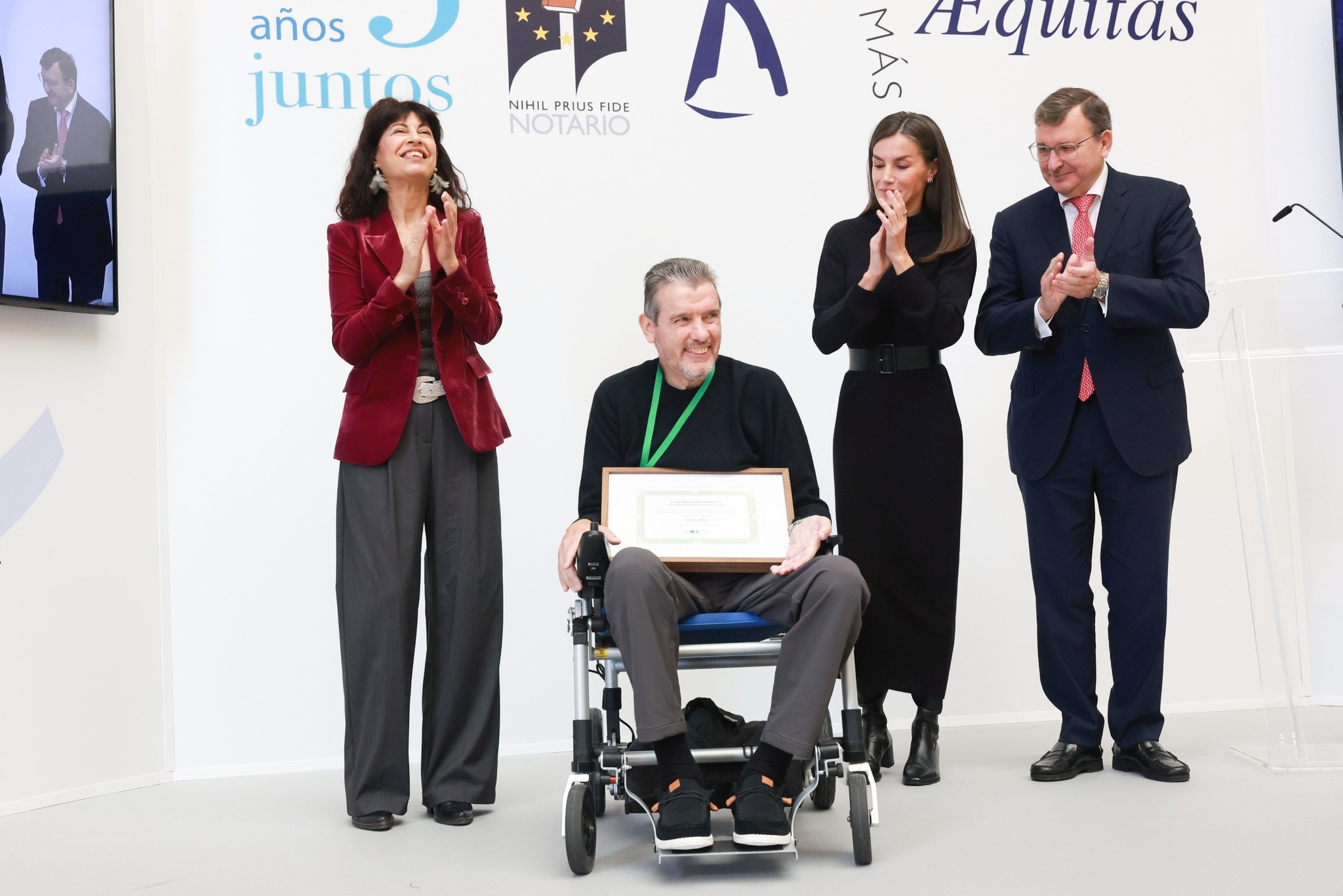 Juan Carlos Unzue e Reina Letizia com Joytec Ultralight